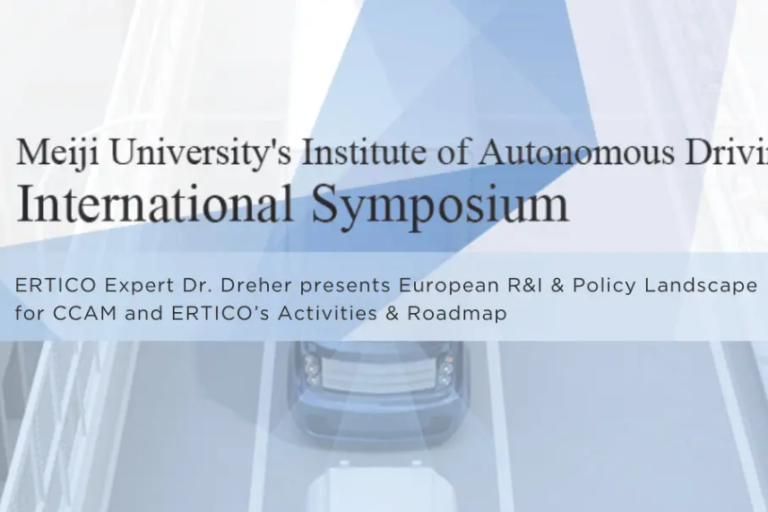 the SELFY technical coordinator participates in an International Symposium of the Meiji University’s Institute of Autonomous Driving