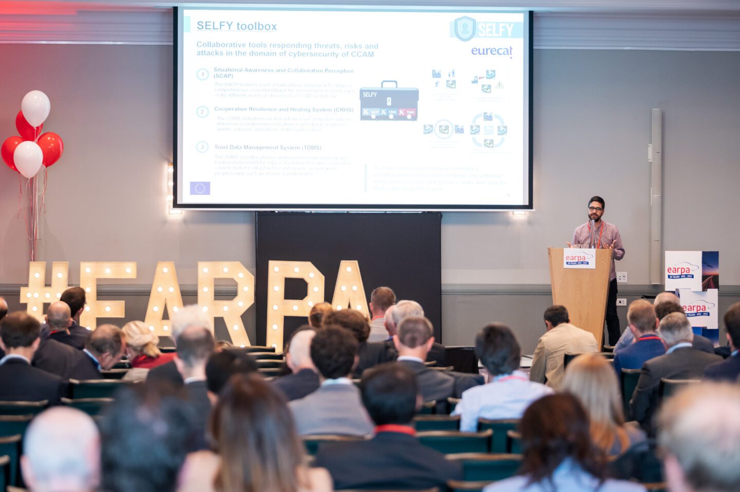 Geoff - Eurecat disseminates the SELFY project in the EARPA’s 20-year anniversary event