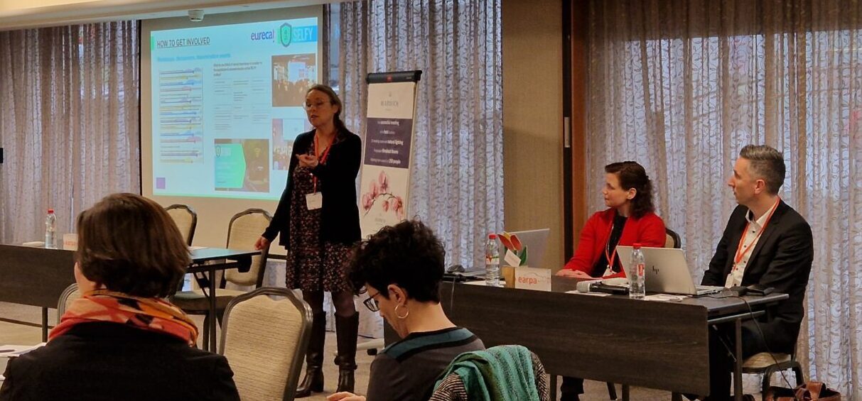 The SELFY coordinator presents the project during the EARPA Spring Meeting