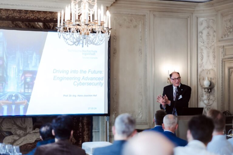 Prof Hof - SELFY partners from THI present the project’s VSOC and toolbox at CxO Conclave